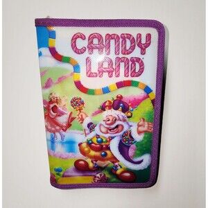 Candy Land 2009 Game Hasbro Collectible with Zipper Storage Case On THE GO EUC